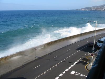 Waves breaking
