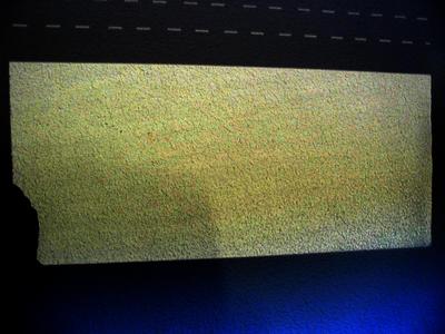 Shadow bands in reflected sunglint