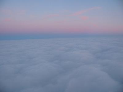 Sunset colours at altitude