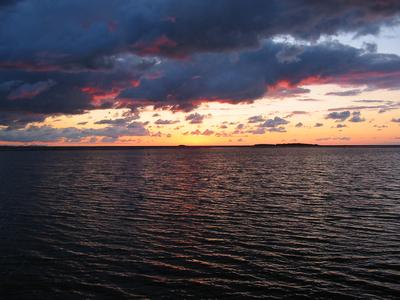 More water at sunset