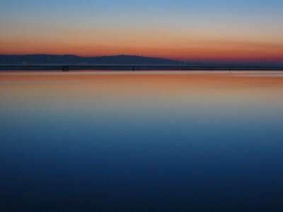 Vivid sunset colours